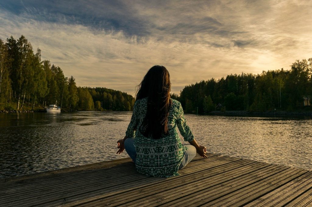 yoga, outdoor, meditation